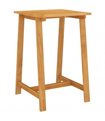 vidaXL Garden Bar Table 70x70x104 cm Solid Acacia Wood