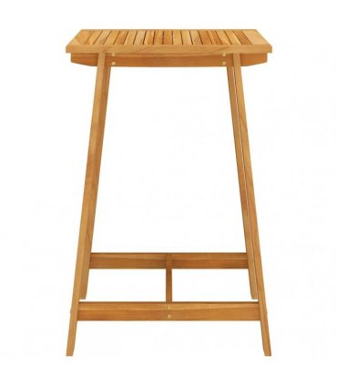 vidaXL Garden Bar Table 70x70x104 cm Solid Acacia Wood