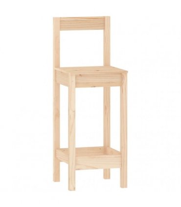 vidaXL 3 Piece Bar Set Solid Wood Pine