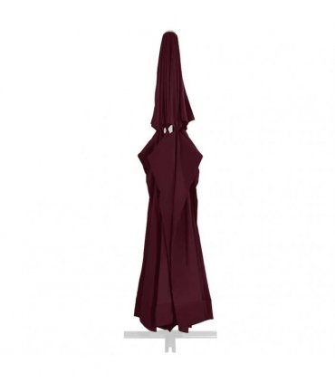 vidaXL Replacement Fabric for Outdoor Parasol Bordeaux Red 610 cm