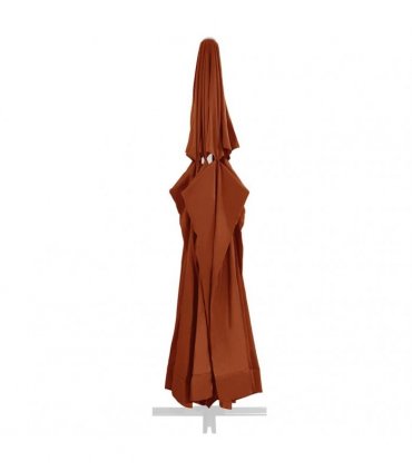 vidaXL Replacement Fabric for Outdoor Parasol Terracotta 610 cm