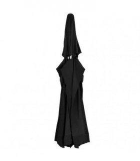 vidaXL Replacement Fabric for Outdoor Parasol Black 610 cm