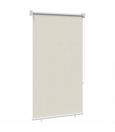 vidaXL Outdoor Roller Blind Cream 65(W)x230(H) cm HDPE