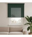 vidaXL Outdoor Roller Blind 65(W)x140(H) cm Dark Green HDPE