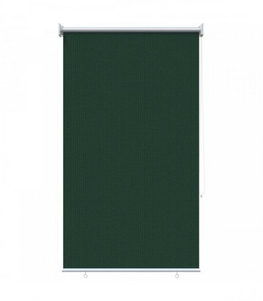 vidaXL Outdoor Roller Blind 65(W)x140(H) cm Dark Green HDPE
