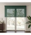 vidaXL Outdoor Roller Blind 65(W)x230(H) cm Dark Green HDPE