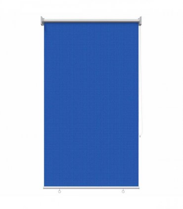 vidaXL Outdoor Roller Blind 65(W)x230(H) cm Blue HDPE