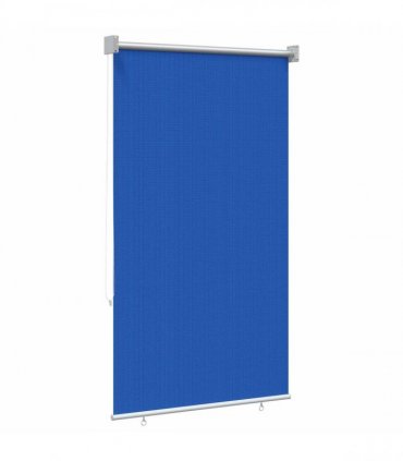 vidaXL Outdoor Roller Blind 65(W)x230(H) cm Blue HDPE