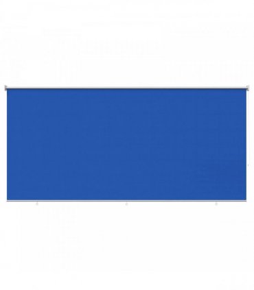 vidaXL Outdoor Roller Blind 405(W)x230(H) cm Blue HDPE