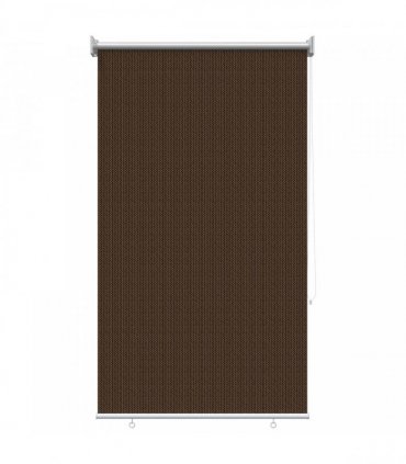 vidaXL Outdoor Roller Blind 105(W)x230(H) cm Brown HDPE