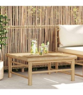 vidaXL Garden Table 65x65x30 cm Bamboo
