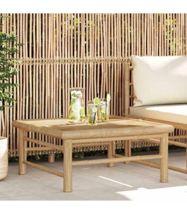 vidaXL Garden Table 65x65x30 cm Bamboo
