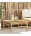 vidaXL Garden Table 65x65x30 cm Bamboo