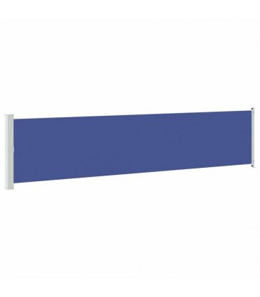 vidaXL Patio Retractable Side Awning 140x600 cm Blue