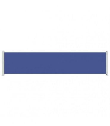 vidaXL Patio Retractable Side Awning 140x600 cm Blue
