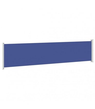 vidaXL Patio Retractable Side Awning 140x600 cm Blue