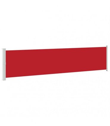 vidaXL Patio Retractable Side Awning 140x600 cm Red