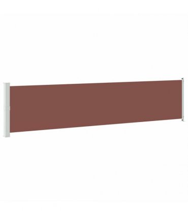 vidaXL Patio Retractable Side Awning 140x600 cm Brown