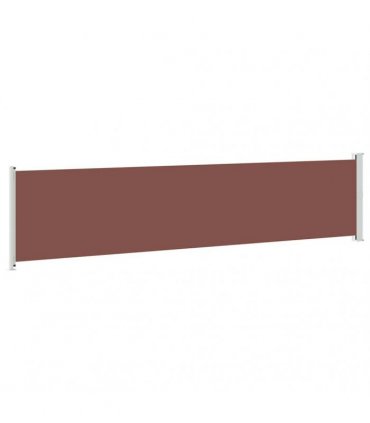 vidaXL Patio Retractable Side Awning 140x600 cm Brown