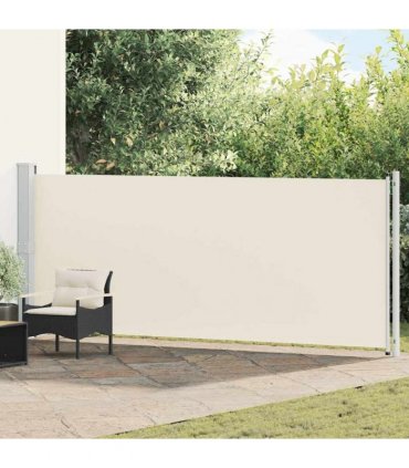 vidaXL Patio Retractable Side Awning 614x160 cm Cream