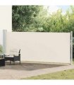 vidaXL Patio Retractable Side Awning 614x160 cm Cream