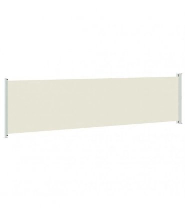 vidaXL Patio Retractable Side Awning 614x160 cm Cream