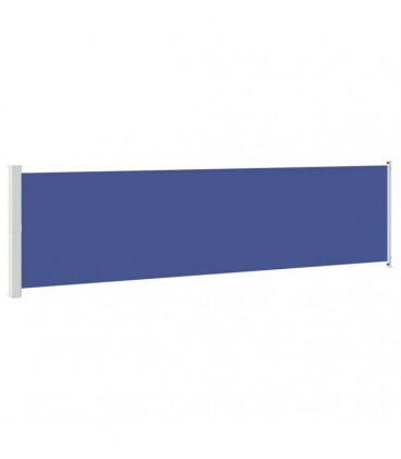 vidaXL Patio Retractable Side Awning 600x160 cm Blue