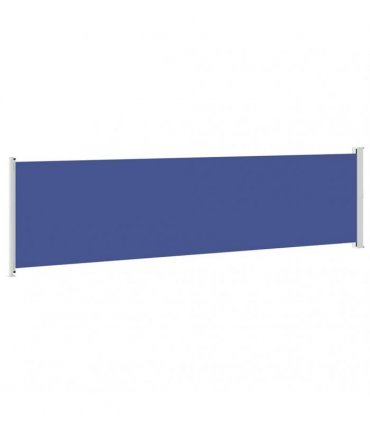 vidaXL Patio Retractable Side Awning 600x160 cm Blue