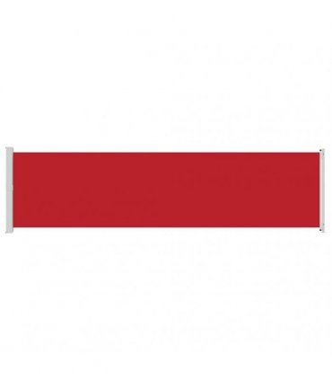 vidaXL Patio Retractable Side Awning 600x160 cm Red