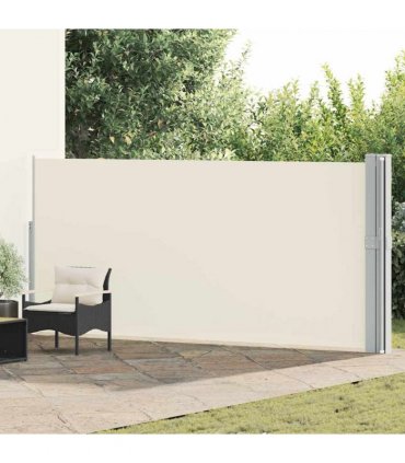 vidaXL Patio Retractable Side Awning 170x1200 cm Cream