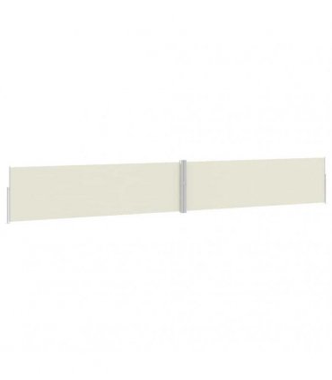 vidaXL Patio Retractable Side Awning 170x1200 cm Cream