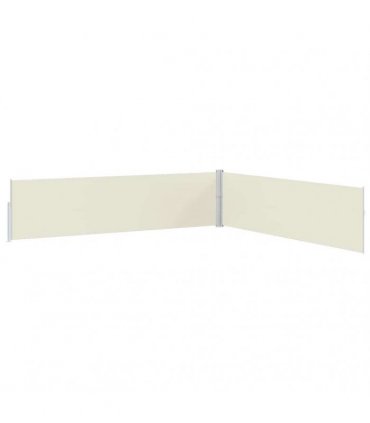 vidaXL Patio Retractable Side Awning 170x1200 cm Cream