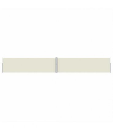 vidaXL Patio Retractable Side Awning 170x1200 cm Cream
