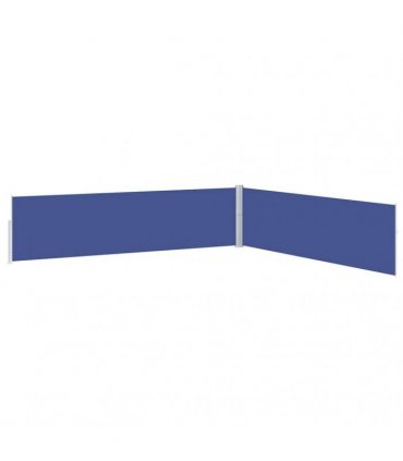 vidaXL Patio Retractable Side Awning 170x1200 cm Blue