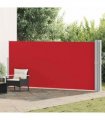 vidaXL Patio Retractable Side Awning 170x1200 cm Red