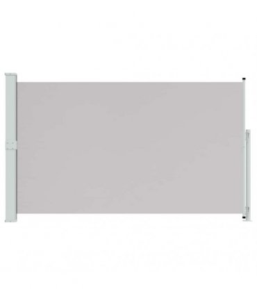 vidaXL Patio Retractable Side Awning 180x314 cm Grey