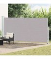 vidaXL Patio Retractable Side Awning 180x514 cm Grey