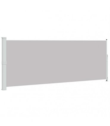 vidaXL Patio Retractable Side Awning 180x514 cm Grey