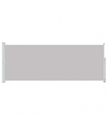 vidaXL Patio Retractable Side Awning 180x514 cm Grey