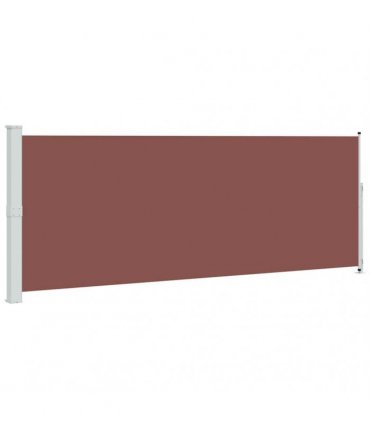 vidaXL Patio Retractable Side Awning 180x500 cm Brown