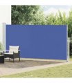 vidaXL Patio Retractable Side Awning 180x500 cm Blue