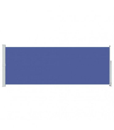 vidaXL Patio Retractable Side Awning 180x500 cm Blue