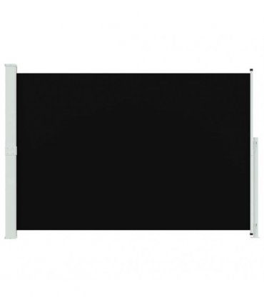 vidaXL Patio Retractable Side Awning 200x314 cm Black