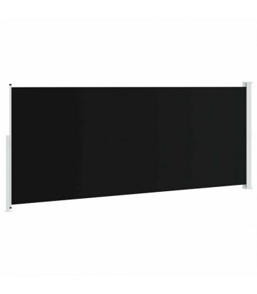 vidaXL Patio Retractable Side Awning 200x514 cm Black