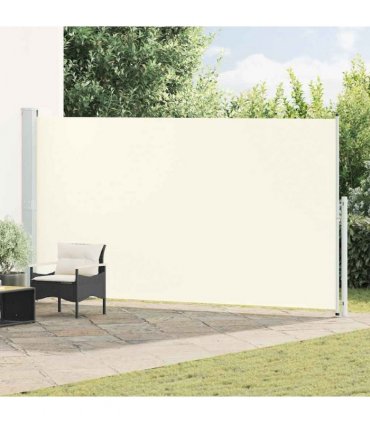 vidaXL Patio Retractable Side Awning 200x514 cm Cream