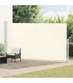 vidaXL Patio Retractable Side Awning 200x514 cm Cream