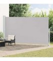 vidaXL Patio Retractable Side Awning 200x514 cm Grey