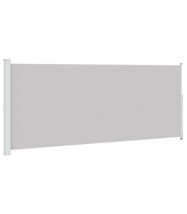vidaXL Patio Retractable Side Awning 200x514 cm Grey