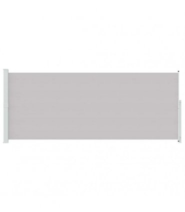 vidaXL Patio Retractable Side Awning 200x514 cm Grey