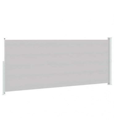 vidaXL Patio Retractable Side Awning 200x514 cm Grey